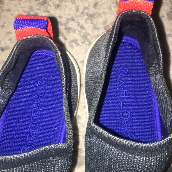 Rothys Chelsea Knit High Top Sneaker Gray Sz 7.5 - Picture 8 of 12